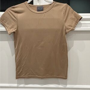 Olivia Rae Tan Crewneck Top